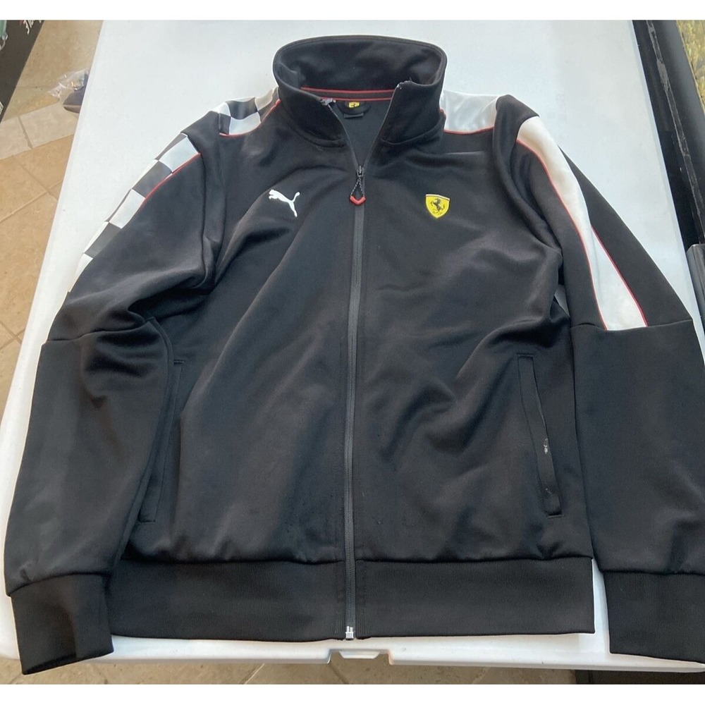 Puma Ferrari Sweater Large Rare Racing full zip
